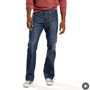 SilverTab Men's Baggy Dark Blue Denim Jeans Sz 36x34 Casual Grunge Streetwear